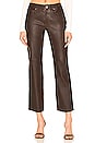 view 1 of 4 Lizz Leather Pant in Brown