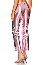 view 3 of 4 PANTALON MASHA in Metallic Pink