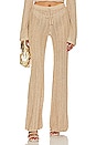 view 1 of 4 Kezia Open Stitch Pant in Natural