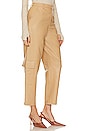 view 2 of 4 Fabiola Belted Pant in Fawn Brown