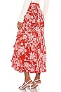 view 3 of 4 JUPE MIDI ZAHIR in Red Dahlia