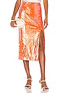 view 1 of 5 Remmy Midi Skirt in Papaya Orange