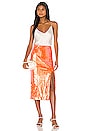 view 4 of 5 Remmy Midi Skirt in Papaya Orange