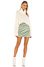 view 4 of 4 Joelle Mini Skirt in Seafoam Green