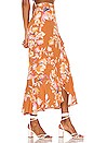 view 2 of 4 Kaia Midi Skirt in Rust Floral