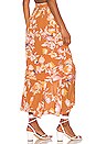 view 3 of 4 Kaia Midi Skirt in Rust Floral