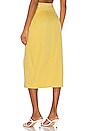 view 3 of 5 Bertha Midi Skirt in Lemon Yellow