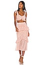view 4 of 4 Ada Midi Skirt in Pink Blush