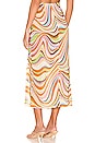 view 3 of 4 Palma Midi Skirt in Nova Multi Swirl