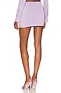 view 3 of 4 Berta Mini Skirt in Purple