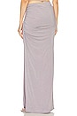 view 3 of 4 Campbell Ruched Maxi Skirt in Dove Grey