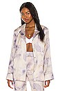 view 2 of 5 Weslin Button Down Top in Watercolor Multi