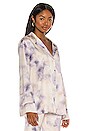 view 3 of 5 Weslin Button Down Top in Watercolor Multi