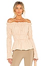 view 1 of 4 Kenna Top in Beige