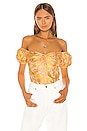 view 1 of 4 Clementine Top in Sunset Pink