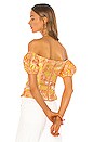 view 3 of 4 Clementine Top in Sunset Pink