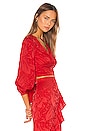 view 2 of 5 Dallas Top in Scarlet Red