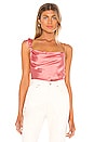 view 1 of 4 Lana Top in Rouge Pink