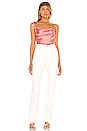 view 4 of 4 Lana Top in Rouge Pink