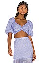 view 1 of 5 Peggy Top in Periwinkle Blue