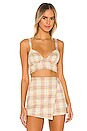 view 1 of 4 Barbara Top in Yellow Plaid