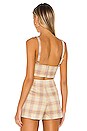 view 3 of 4 Barbara Top in Yellow Plaid