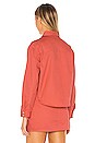 view 3 of 4 Genevieve Top in Blush Red