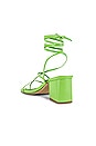 view 3 of 5 Mango Sandal in Lime Green