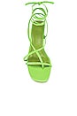 view 4 of 5 Mango Sandal in Lime Green