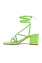 view 5 of 5 Mango Sandal in Lime Green