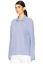view 2 of 5 Serena Polo Shirt in Blue Stripe