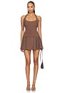 view 1 of 3 VESTIDO MINI SIN MANGAS MAVI in Mocha