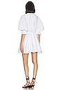 view 3 of 3 Focus Pleat Smock Mini Dress in White