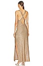 view 3 of 4 Gleam Maxi Dress in Brushed Gold