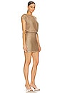 view 2 of 4 Gleam Mini Dress in Brushed Gold