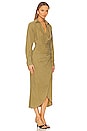 view 2 of 3 Atone Midi Shirt Dress in Olive