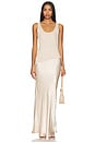 view 2 of 4 Rhyme Combo Slip Knit Dress in Champagne