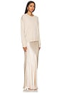 view 3 of 4 Rhyme Combo Slip Knit Dress in Champagne