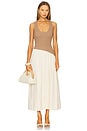 view 1 of 3 Haven Dress in Taupe & Cream