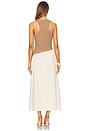 view 3 of 3 Haven Dress in Taupe & Cream