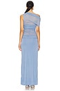view 4 of 4 Thea Mesh Dress in Cornflower