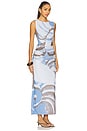 view 2 of 3 Whirl Mesh Dress in Slate