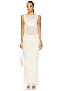view 1 of 3 Love Cowl Mesh Dress in Cream