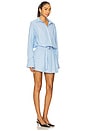 view 2 of 4 Brynn Shirt Dress in Venice Blue Stripe