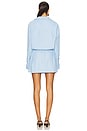 view 3 of 4 Brynn Shirt Dress in Venice Blue Stripe