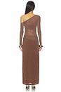 view 4 of 4 Zeya Long Sleeve Dress in Mocha