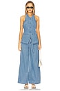 view 5 of 6 Everleigh Wide Leg Pant in Indigo