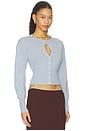 view 2 of 4 Alani Cardigan in Whisper Blue