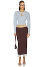 view 4 of 4 Alani Cardigan in Whisper Blue
