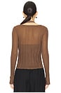 view 3 of 4 Duality Knit Cardi Set in Truffle